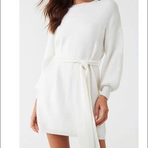 NWT white knit dress